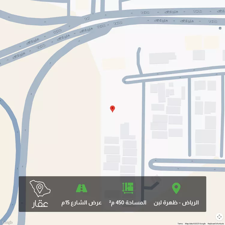 أرض للبيع في شارع الكاتب, حي ظهرة لبن, مدينة الرياض, منطقة الرياض