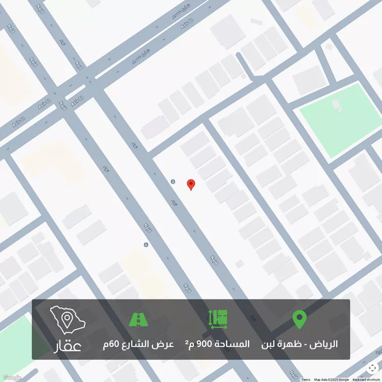 أرض للبيع في شارع نجد, حي ظهرة لبن, مدينة الرياض, منطقة الرياض