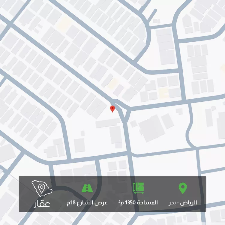 أرض للبيع في شارع أبي عمر الجرمي, حي بدر, الرياض