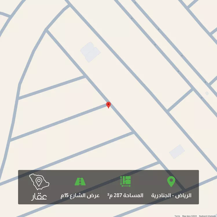أرض للبيع في طريق بدون اسم, الجنادرية, الرياض