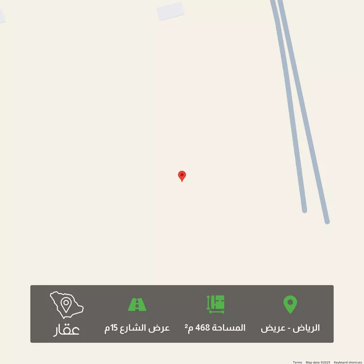 أرض للبيع في حي عريض, مدينة الرياض, منطقة الرياض