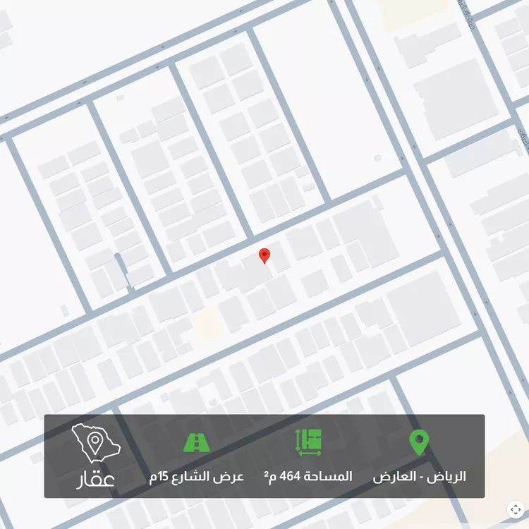 أرض للبيع في شارع أبي عبدالله الجيلاني, حي العارض, مدينة الرياض, منطقة الرياض