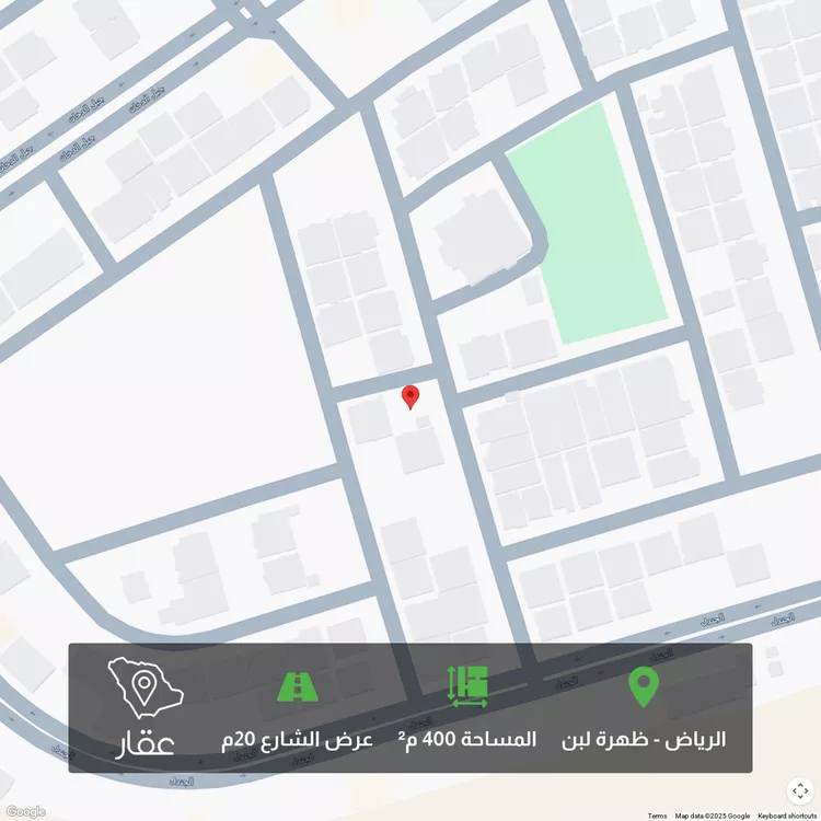 أرض للبيع في شارع رقم 387, حي ظهرة لبن, مدينة الرياض, منطقة الرياض