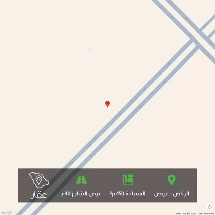 أرض للبيع في حي عريض, مدينة الرياض, منطقة الرياض