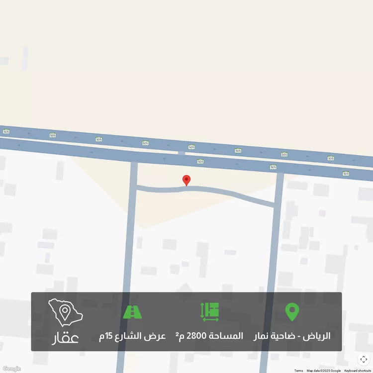 أرض للبيع في شارع ديراب, مدينة قريه ديراب, منطقة الرياض صورة 3