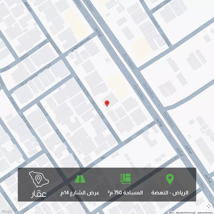 أرض للبيع في شارع محمد النجار, حي النهضة, مدينة الرياض, منطقة الرياض صورة 2