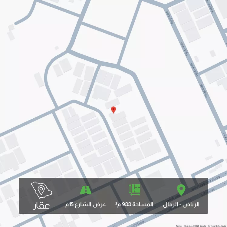 أرض للبيع في شارع العجمه, حي الرمال, مدينة الرياض, منطقة الرياض