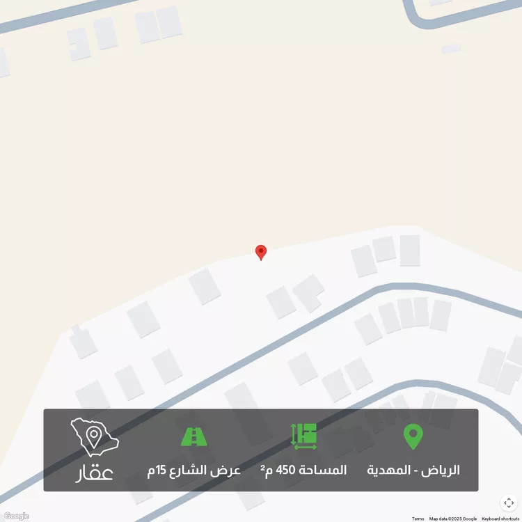 أرض للبيع في شارع أحمد الهواري, حي المهدية, مدينة الرياض, منطقة الرياض