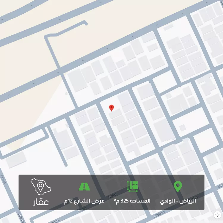 أرض للبيع في شارع معان, حي الوادي, مدينة الرياض, منطقة الرياض