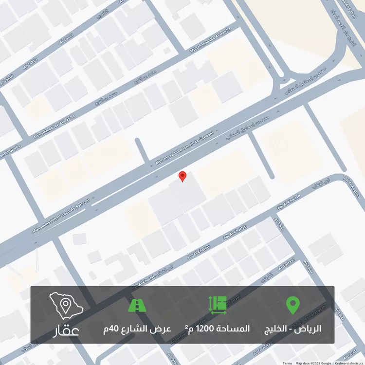 أرض للبيع في شارع الامام محمد اسماعيل الصنفاني, حي الخليج, مدينة الرياض, منطقة الرياض