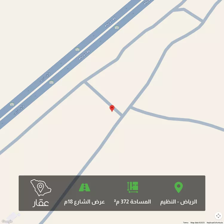 أرض للبيع في شارع خريص, حي النظيم, مدينة الرياض, منطقة الرياض