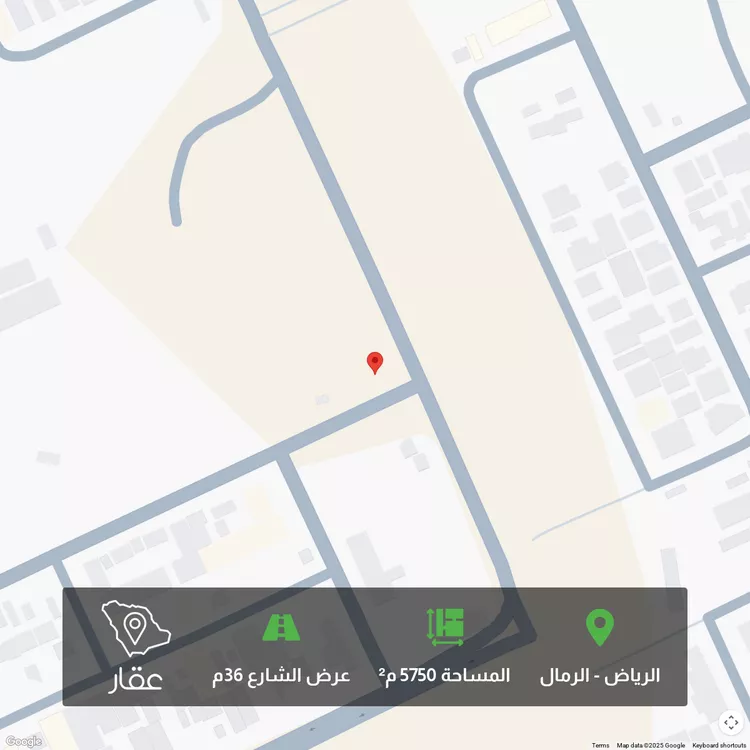 أرض للبيع في شارع زيد الخيل, حي الرمال, مدينة الرياض, منطقة الرياض
