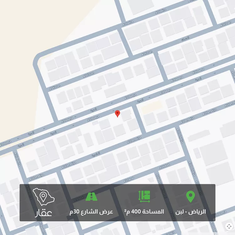 أرض للبيع في شارع الحوية, حي لبن, مدينة الرياض, منطقة الرياض