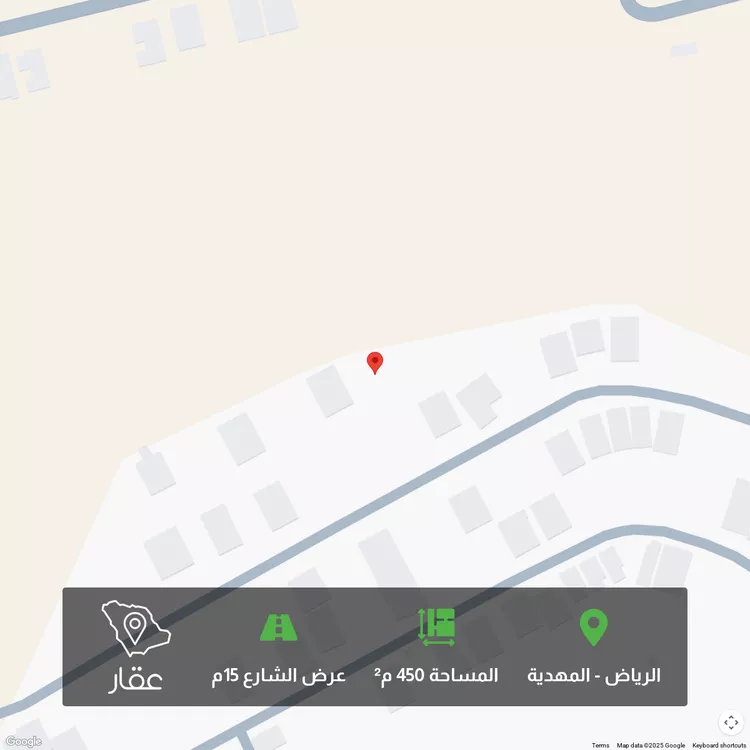 أرض للبيع في شارع أحمد الهواري, حي المهدية, مدينة الرياض, منطقة الرياض