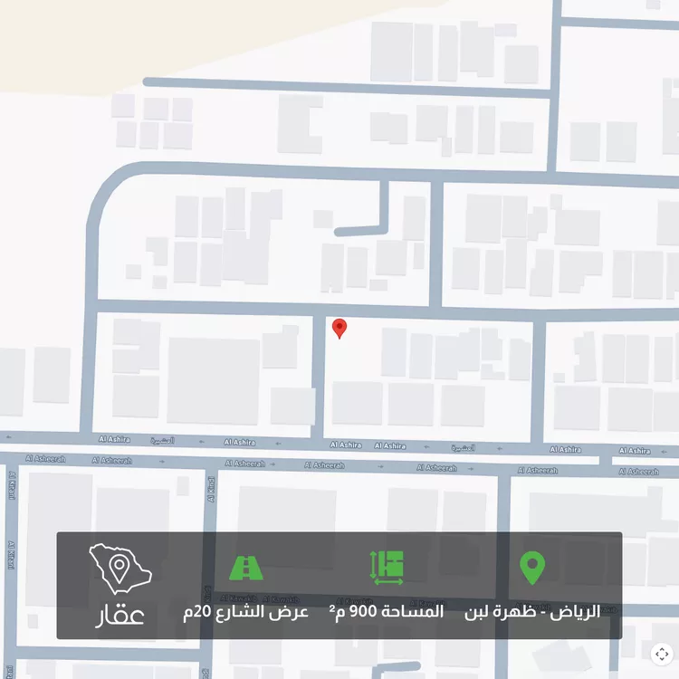 أرض للبيع في شارع الكرا, حي ظهرة لبن, مدينة الرياض, منطقة الرياض