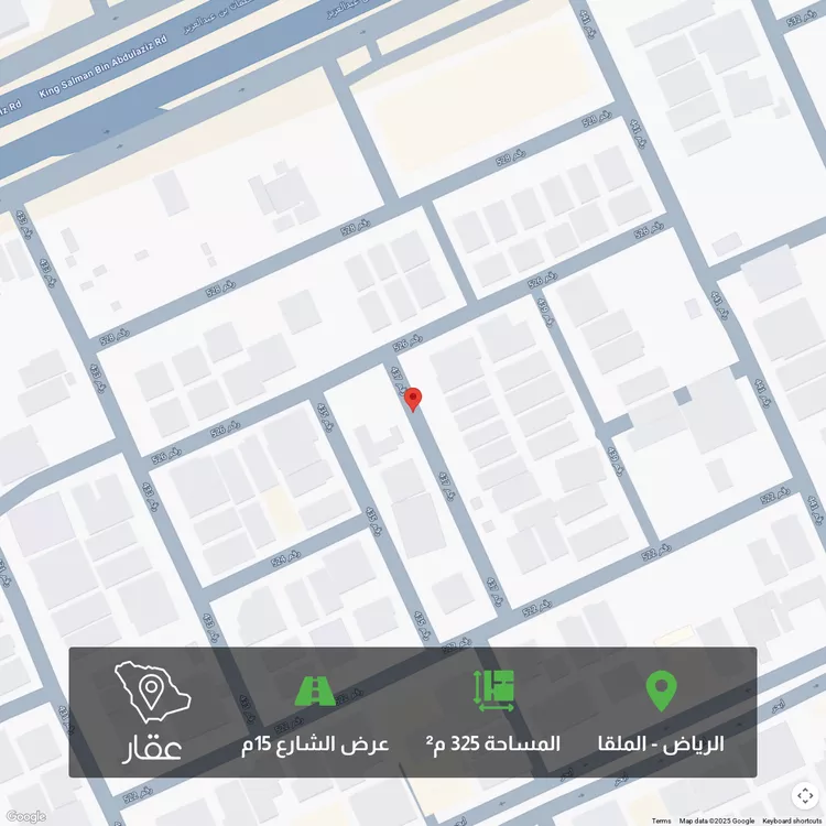 أرض للبيع في شارع رقم 437 ، حي الملقا ، الرياض ، منطقة الرياض