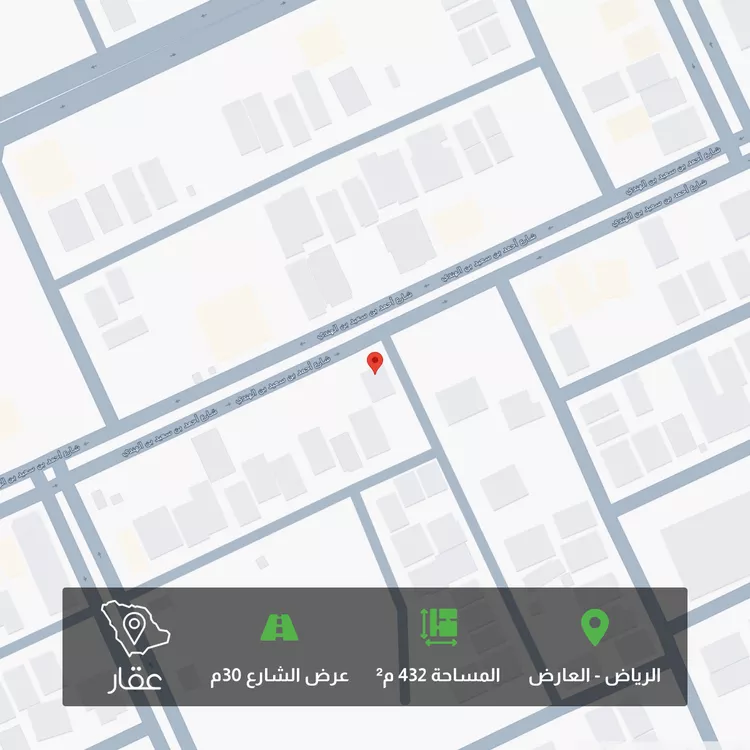 أرض للبيع في شارع احمد بن سعيد ابن الهندي, حي العارض, مدينة الرياض, منطقة الرياض