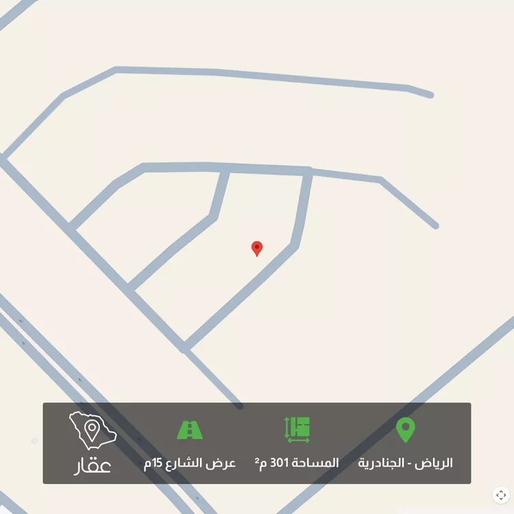 أرض للبيع في شارع شارع رقم 205, حي الجنادرية, مدينة الرياض, منطقة الرياض