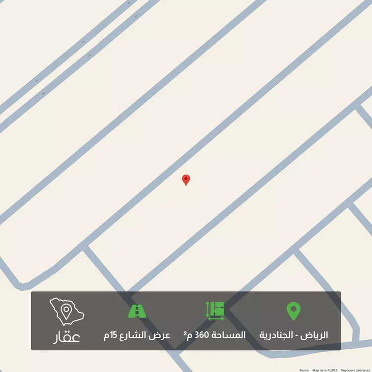 أرض للبيع في شارع شارع 15, حي الجنادرية, مدينة الرياض, منطقة الرياض