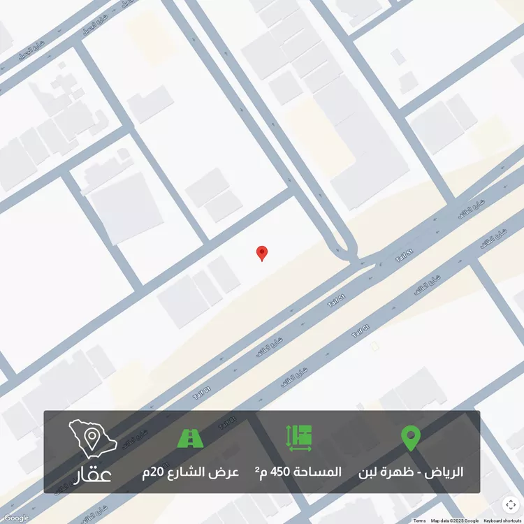 أرض للبيع في شارع شارع رقم 336, حي ظهرة لبن, مدينة الرياض, منطقة الرياض