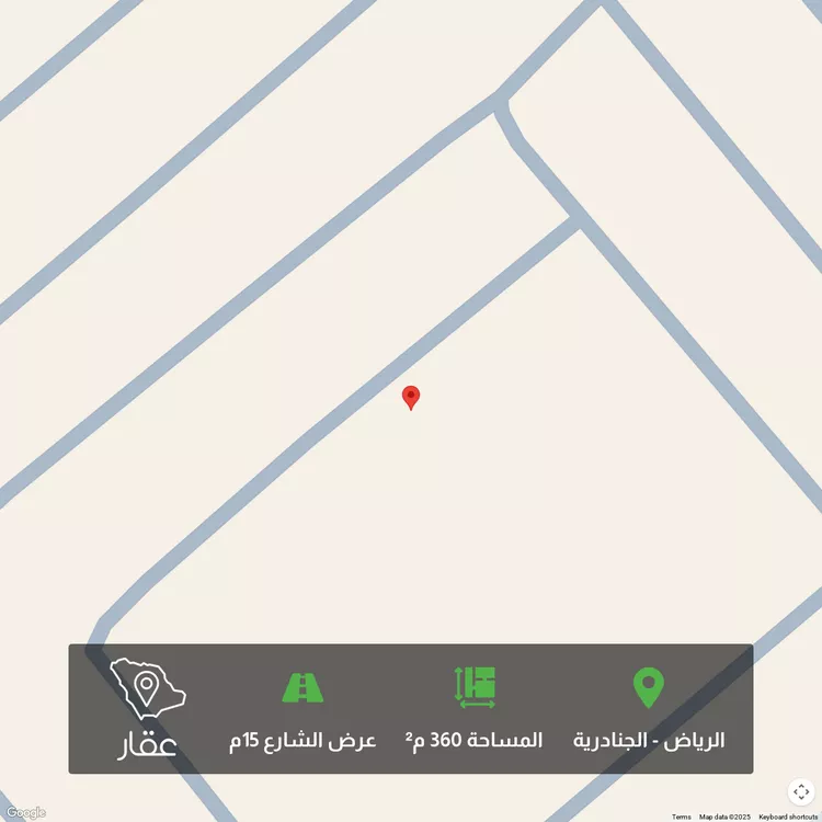 أرض للبيع في حي الجنادرية, مدينة الرياض, منطقة الرياض