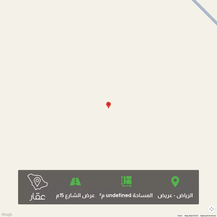 أرض للبيع في شارع 783913, حي عريض, مدينة الرياض, منطقة الرياض