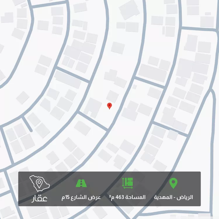 أرض للبيع في شارع عمر بن عبدالقادر مفتي, حي المهدية, مدينة الرياض, منطقة الرياض