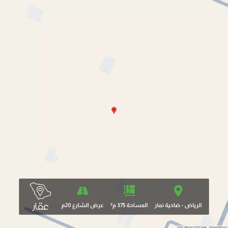 أرض للبيع في شارع وادي الهدار ، حي ضاحية نمار ، الرياض ، منطقة الرياض