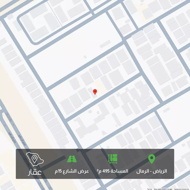 أرض للبيع في شارع الشيخ عمر بن محمد السبيل, حي الرمال, مدينة الرياض, منطقة الرياض