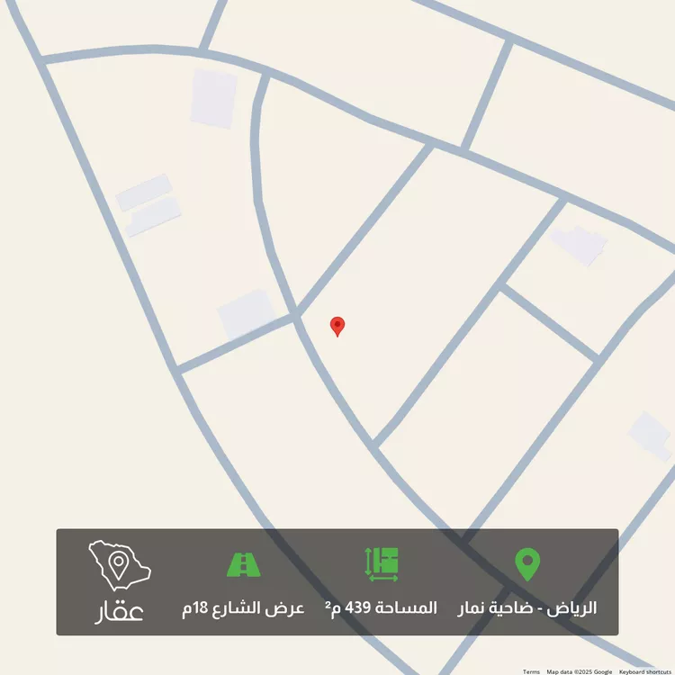 أرض للبيع في شارع سليمان الصقلي , حي ضاحية نمار, مدينة الرياض, منطقة الرياض