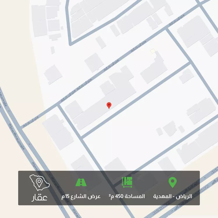 أرض للبيع في شارع يحيى بن جزلة, حي المهدية, مدينة الرياض, منطقة الرياض