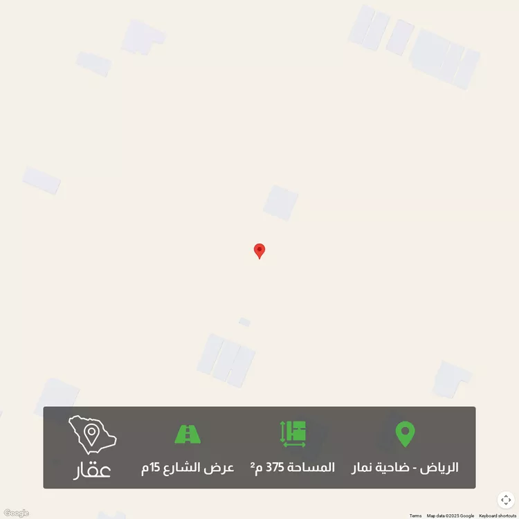أرض للبيع في حي ضاحية نمار, مدينة الرياض, منطقة الرياض