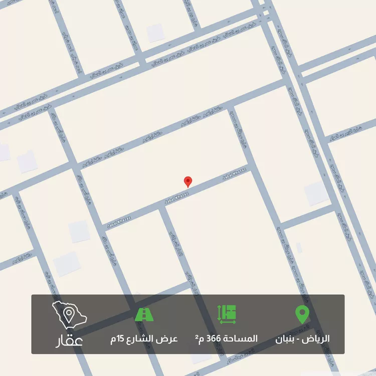 أرض للبيع في شارع جبل خزاز ، ملهم ، حريملاء