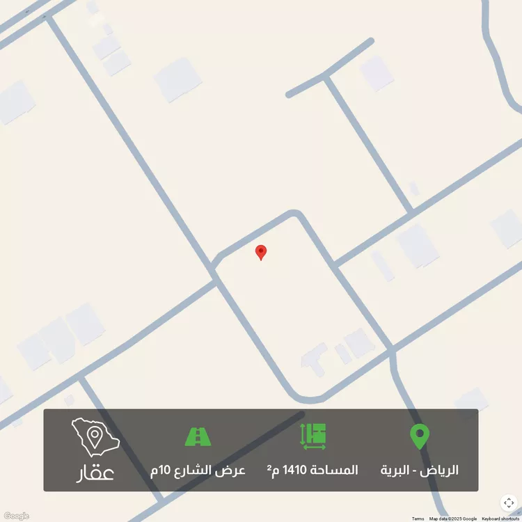 أرض للبيع في شارع أبي صفوان, حي البرية, مدينة الرياض, منطقة الرياض