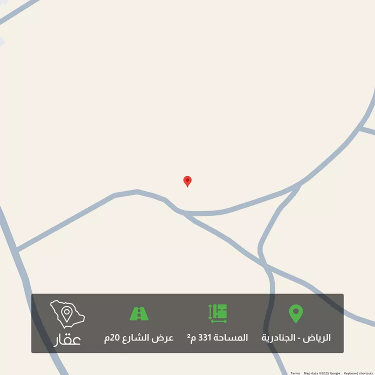 أرض للبيع في حي الجنادرية, مدينة الرياض, منطقة الرياض