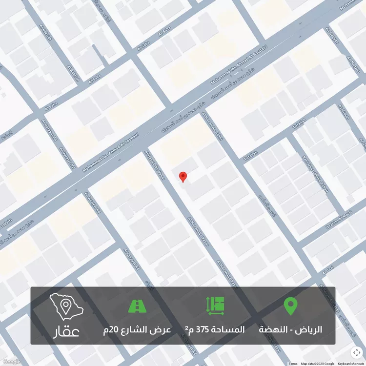 أرض للبيع في شارع الحسن بن يسار ، حي النهضة ، الرياض ، منطقة الرياض