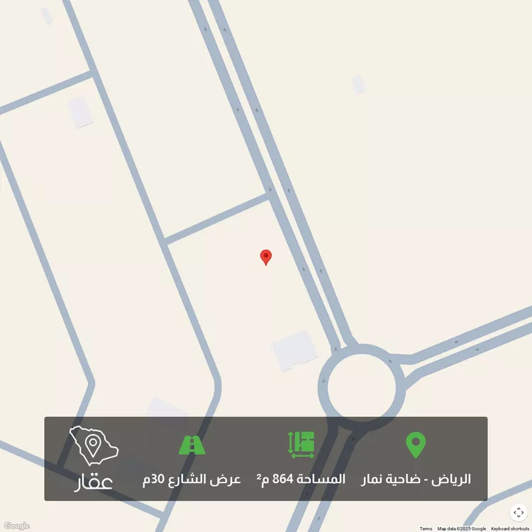 أرض للبيع في شارع بني شرفاء, حي ضاحية نمار, مدينة الرياض, منطقة الرياض