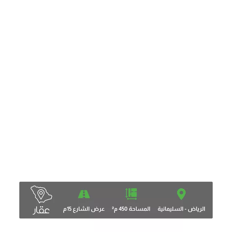 أرض للبيع في شارع الحوية, حي السليمانية, مدينة الرياض, منطقة الرياض