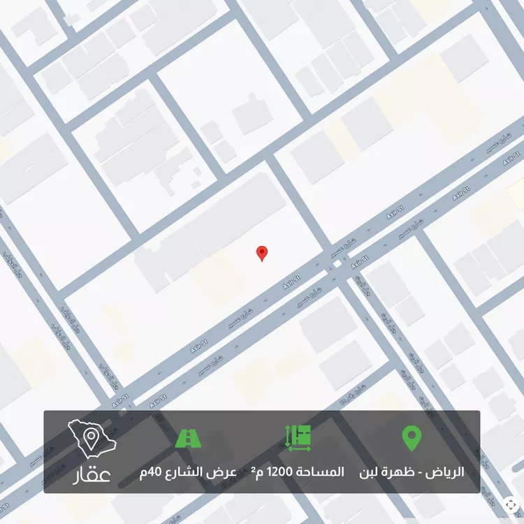 أرض للبيع في شارع عسير, حي ظهرة لبن, مدينة الرياض, منطقة الرياض