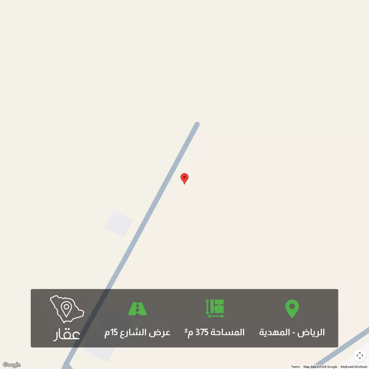 أرض للبيع في حي المهدية, مدينة الرياض, منطقة الرياض