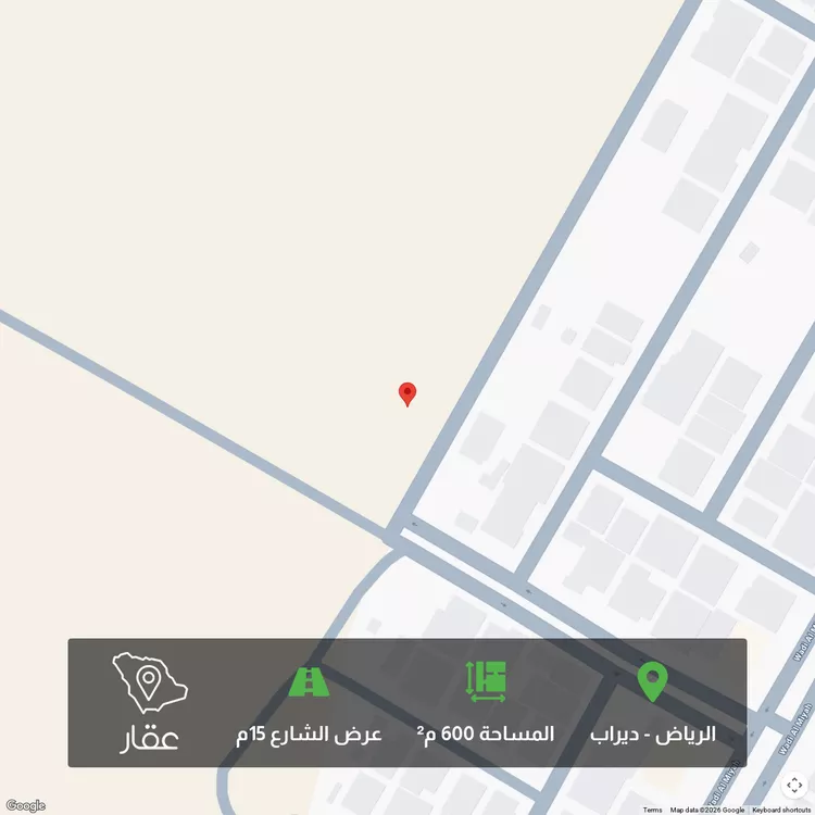 أرض للبيع في حي ضاحية نمار, مدينة الرياض, منطقة الرياض