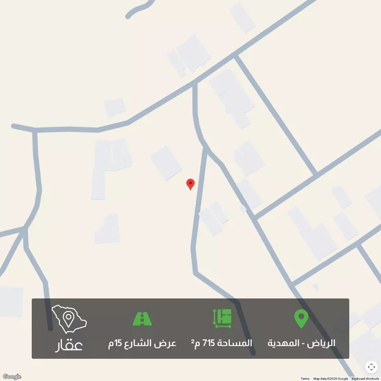 أرض للبيع في شارع ابن السابق, حي المهدية, مدينة الرياض, منطقة الرياض