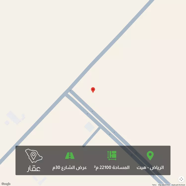 أرض للبيع في حي هيت, مدينة الرياض, منطقة الرياض