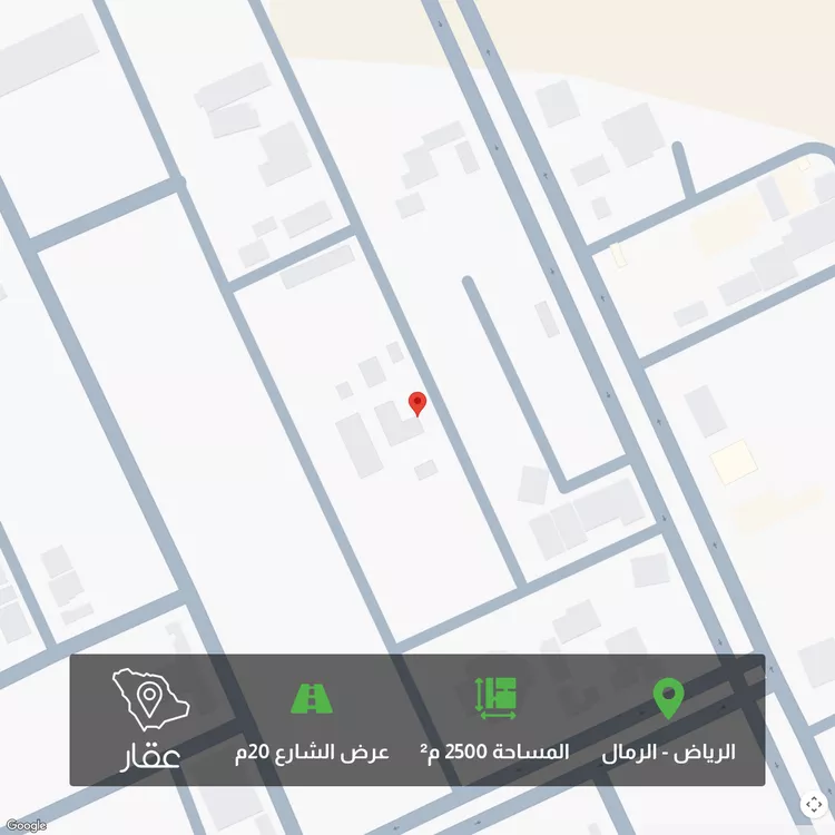 أرض للبيع في شارع حكيم بن عياش الكلبي, حي الرمال, مدينة الرياض, منطقة الرياض