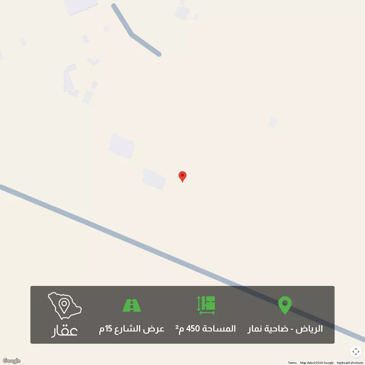 أرض للبيع في حي ضاحية نمار, مدينة الرياض, منطقة الرياض