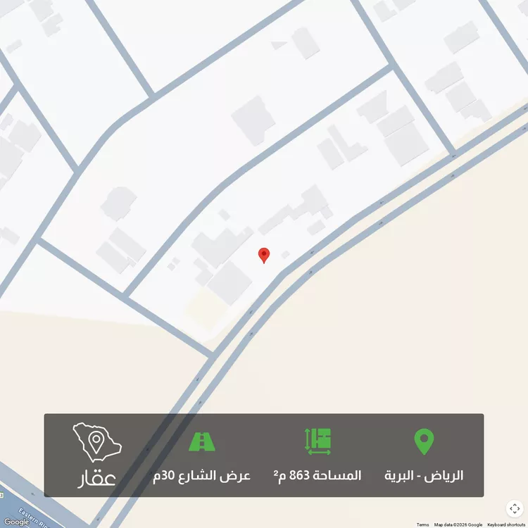 أرض للبيع في شارع الامل, حي البرية, مدينة الرياض, منطقة الرياض