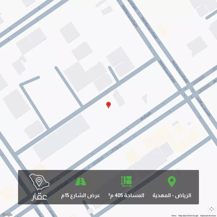 أرض للبيع في شارع سلمان بن أبي القاسم, حي المهدية, مدينة الرياض, منطقة الرياض