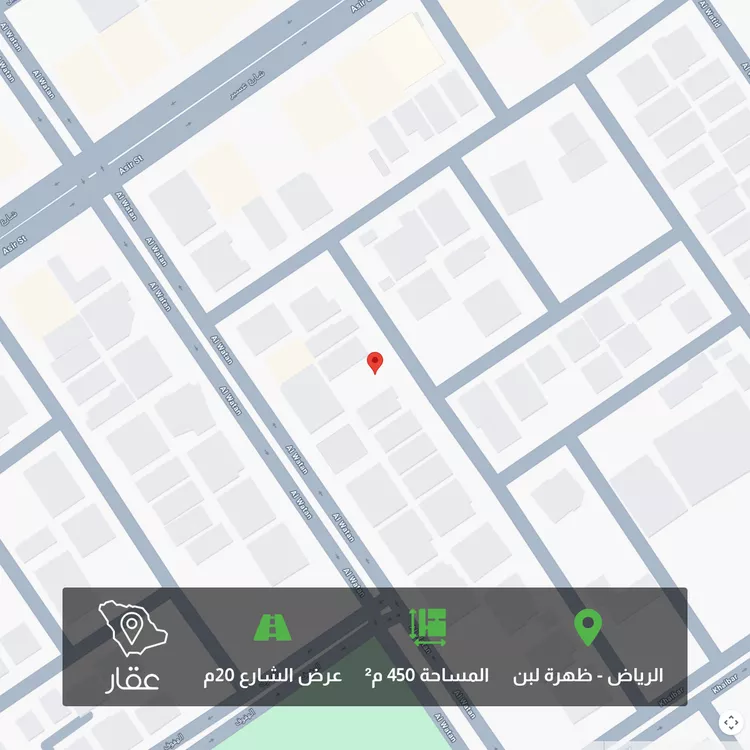 أرض للبيع في شارع اللؤلؤة, حي ظهرة لبن, مدينة الرياض, منطقة الرياض