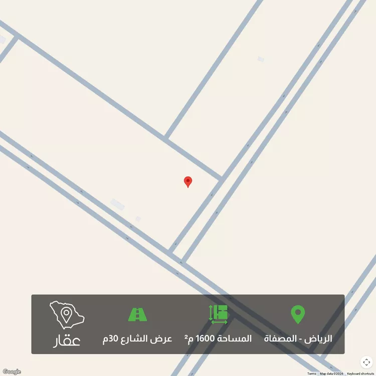 أرض للبيع في شارع ساريه, حي المصفاة, مدينة الرياض, منطقة الرياض