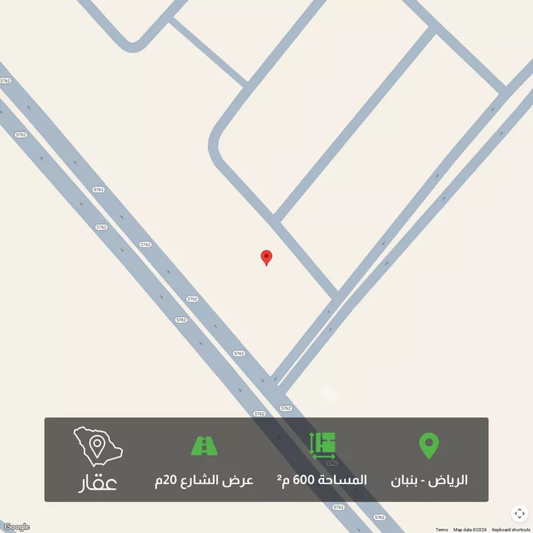 أرض للبيع في شارع تبوك, حي الوادي, مدينة الجبيلة, منطقة الرياض